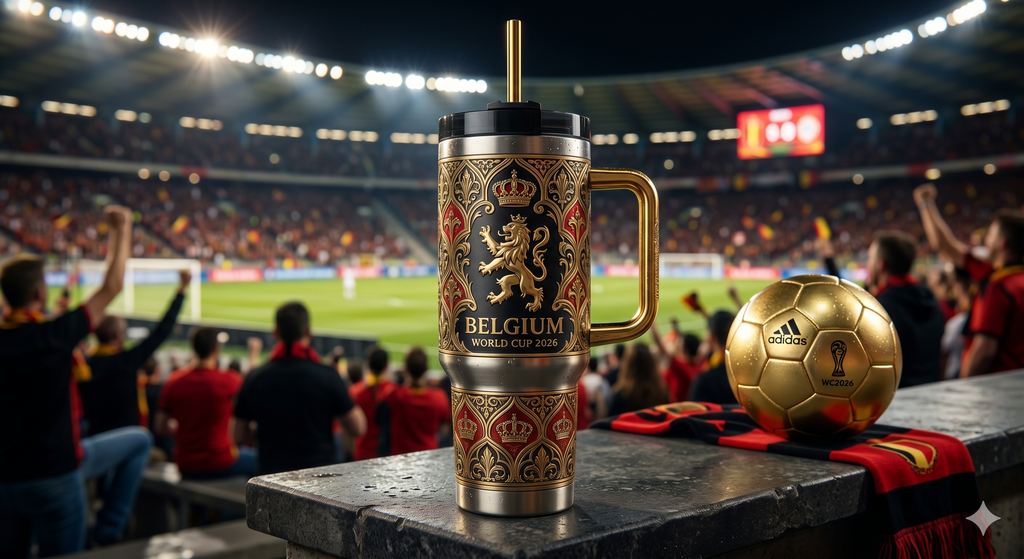 TAMA 40oz Tumbler With Handle - Belgium