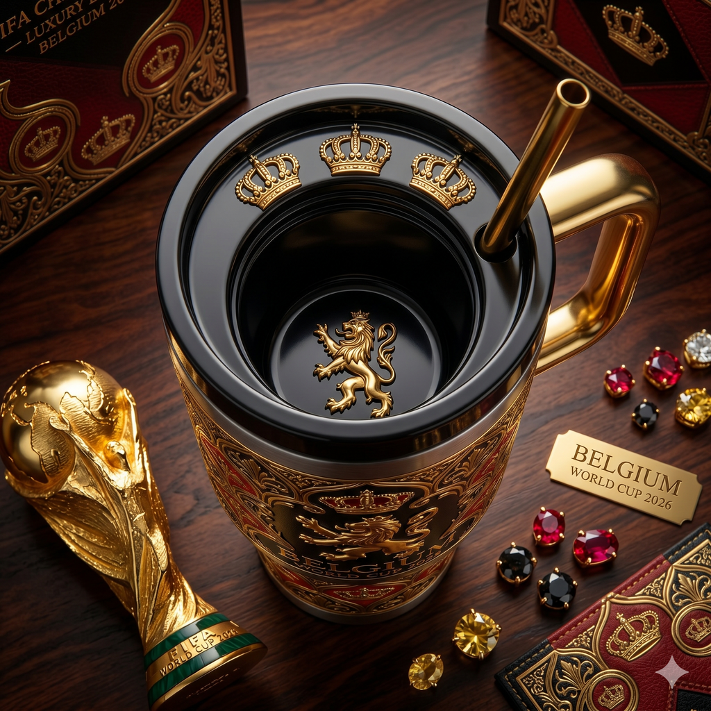 TAMA 40oz Tumbler With Handle - Belgium