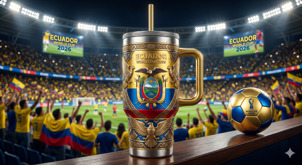 TAMA 40oz Tumbler With Handle - Ecuador
