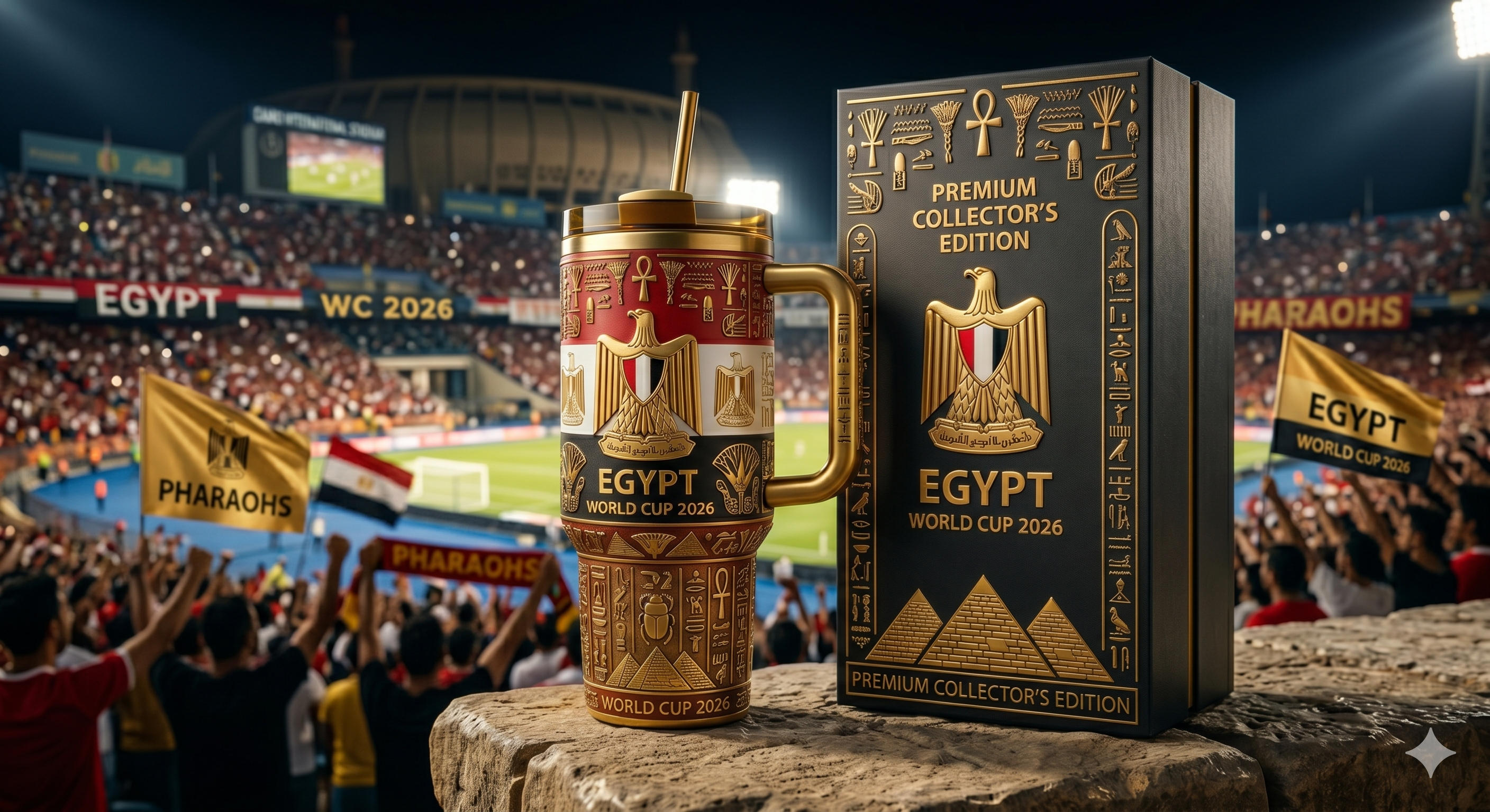TAMA 40oz Tumbler With Handle - Egypt