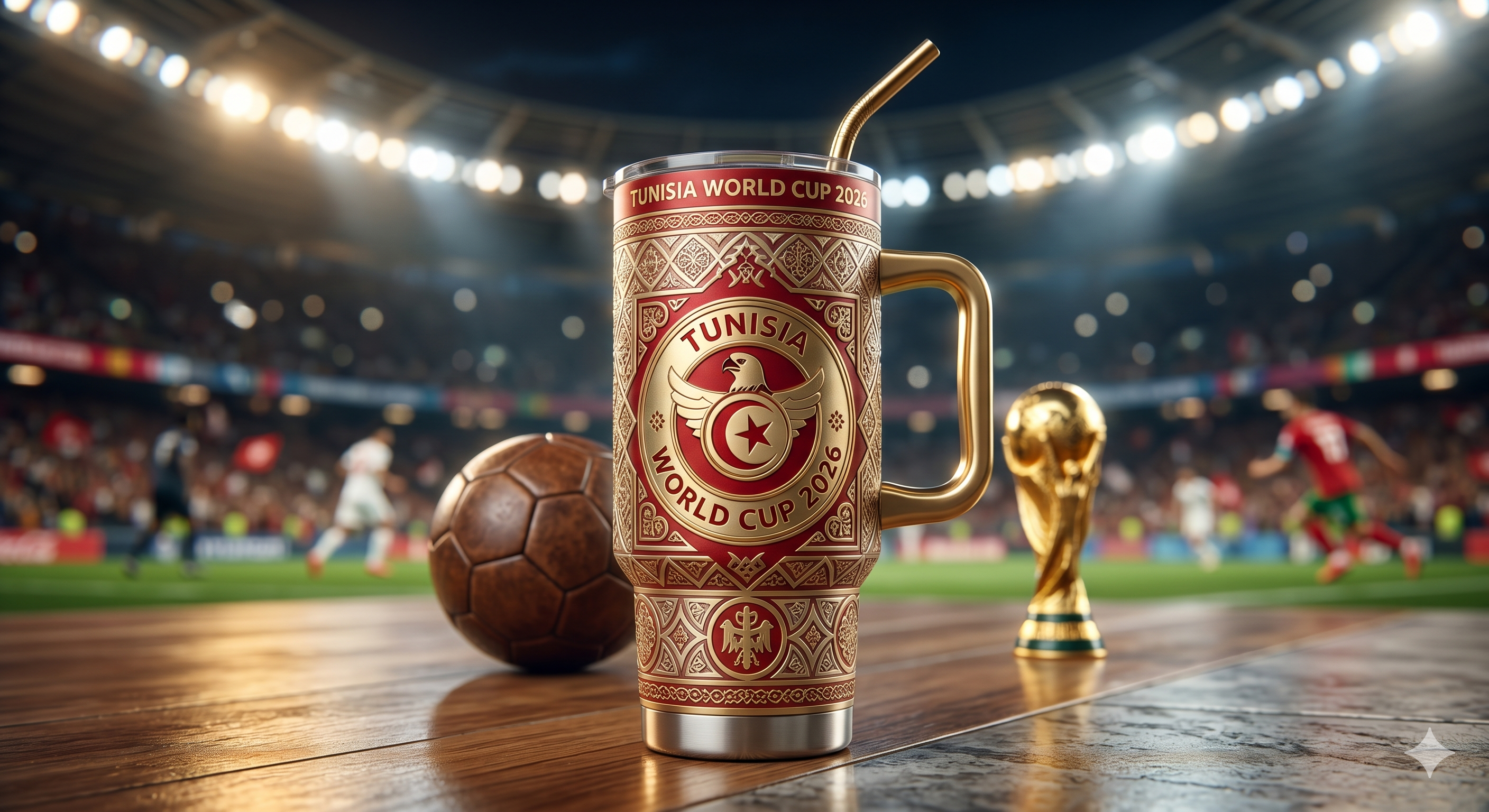 TAMA 40oz Tumbler With Handle - Tunisia