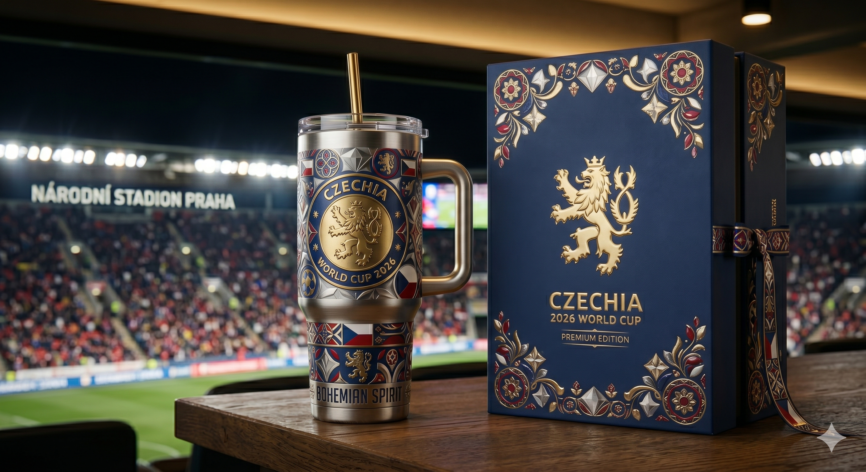 TAMA 40oz Tumbler With Handle - Czechia