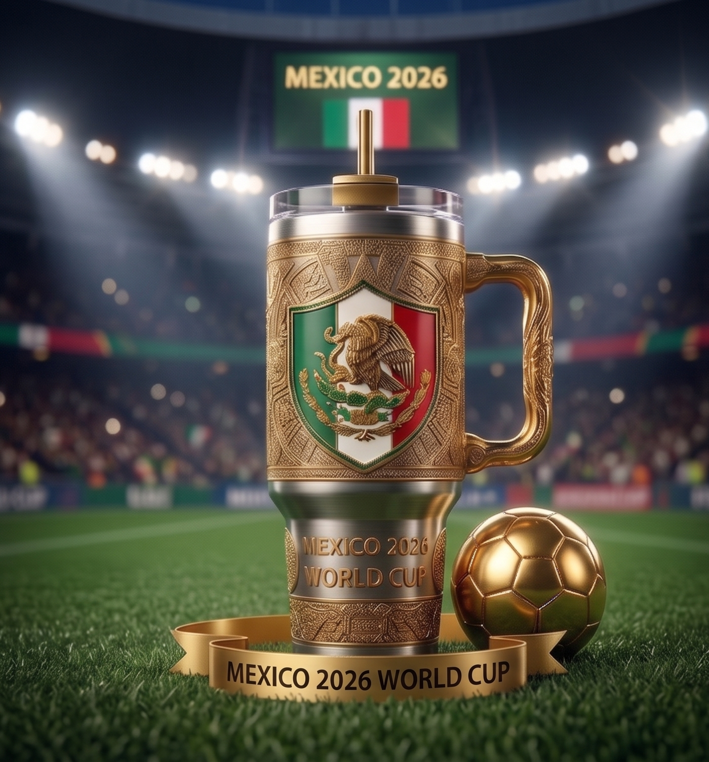 TAMA 40oz Tumbler With Handle - Mexico