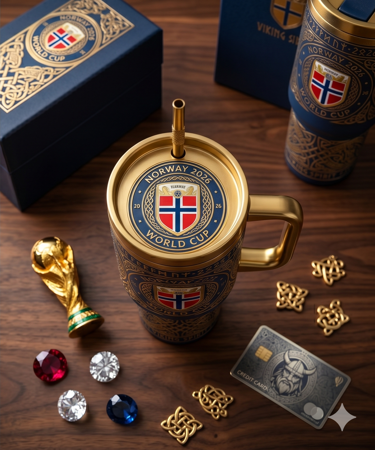 TAMA 40oz Tumbler With Handle - Norway