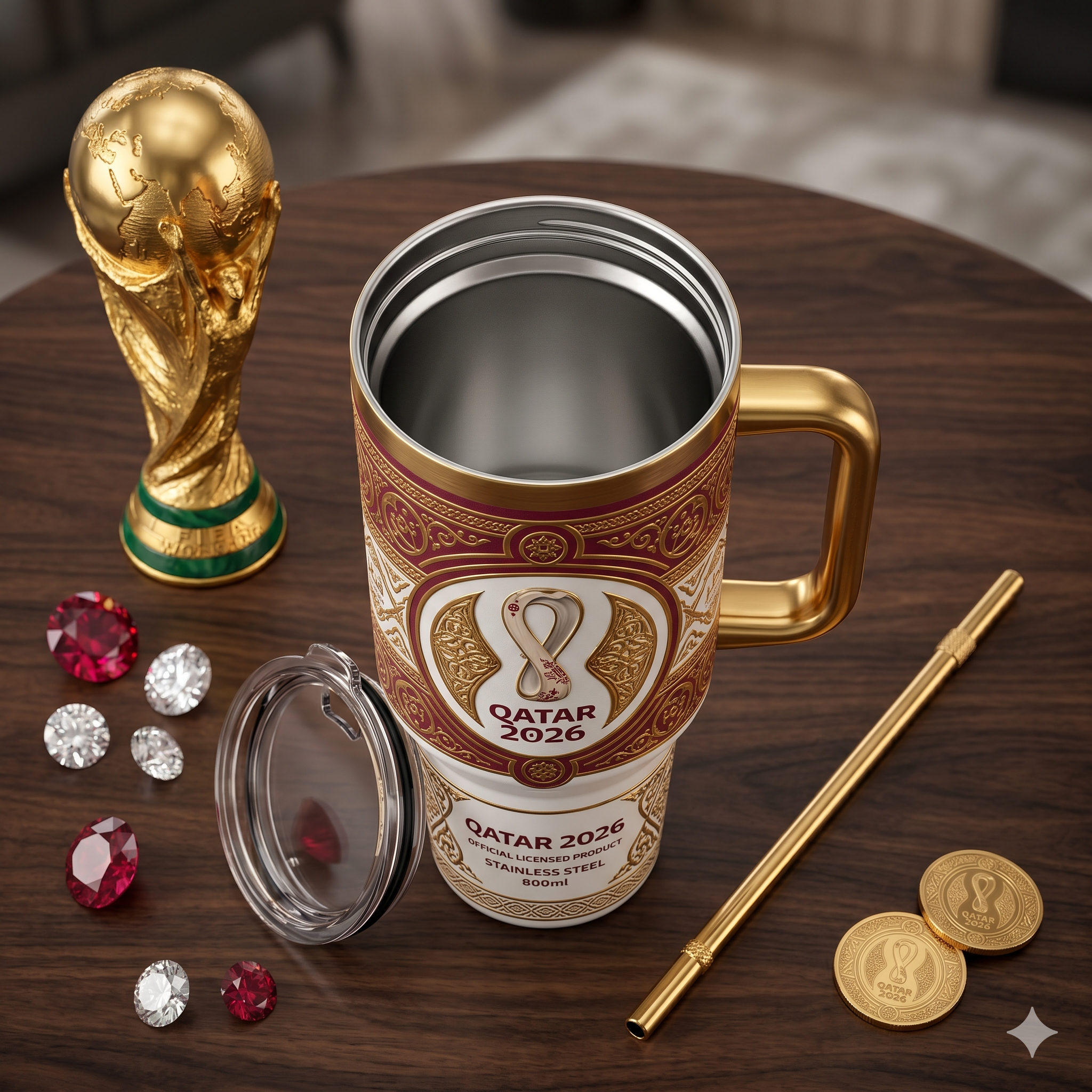 TAMA 40oz Tumbler With Handle - Qatar