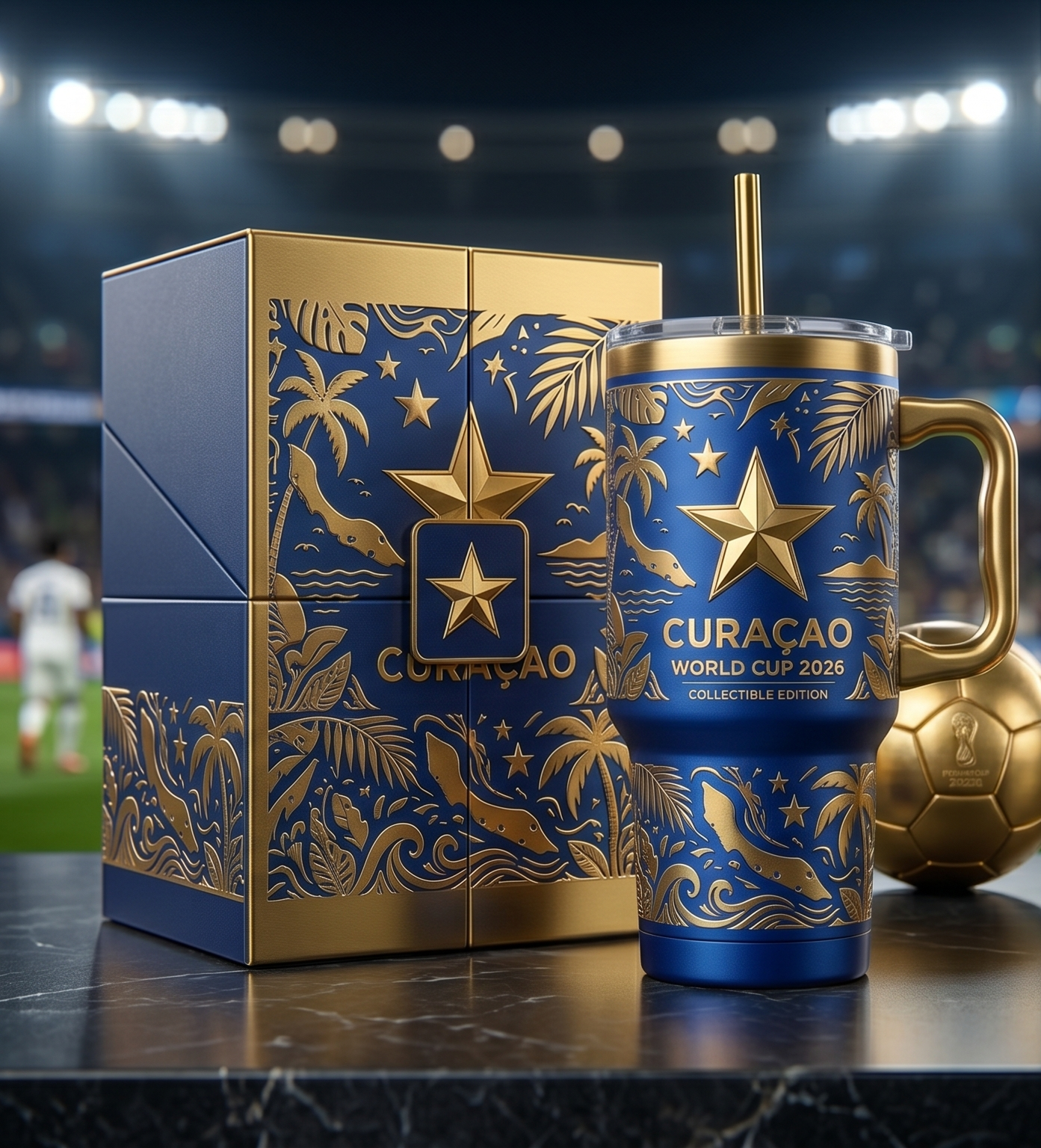 TAMA 40oz Tumbler With Handle - Curaçao