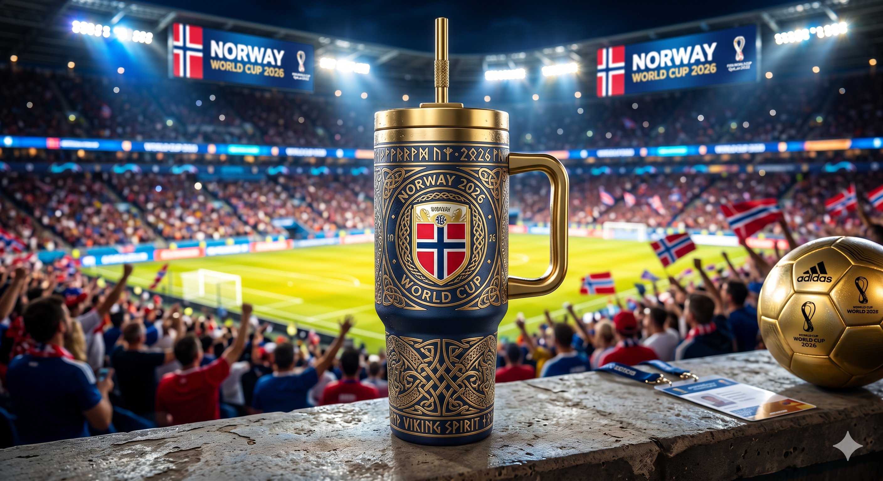 TAMA 40oz Tumbler With Handle - Norway