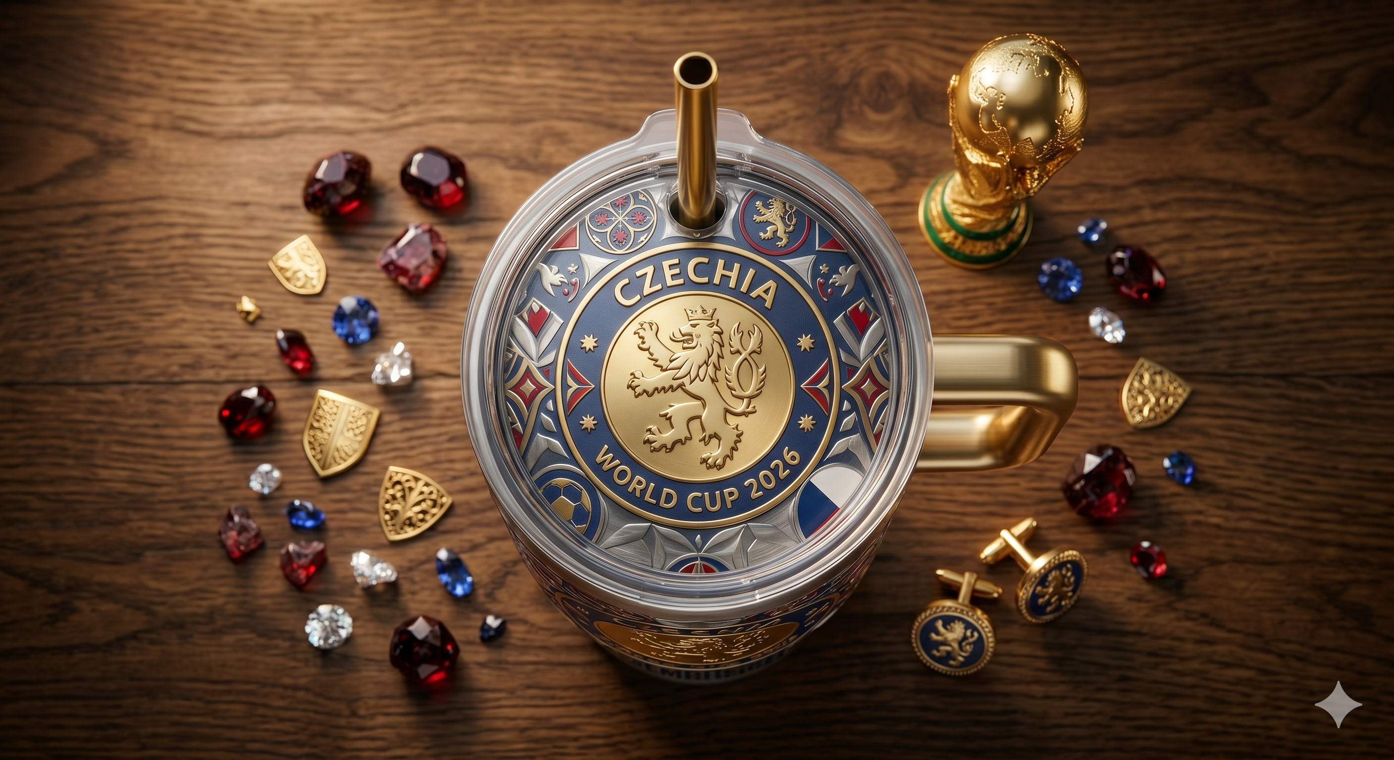 TAMA 40oz Tumbler With Handle - Czechia