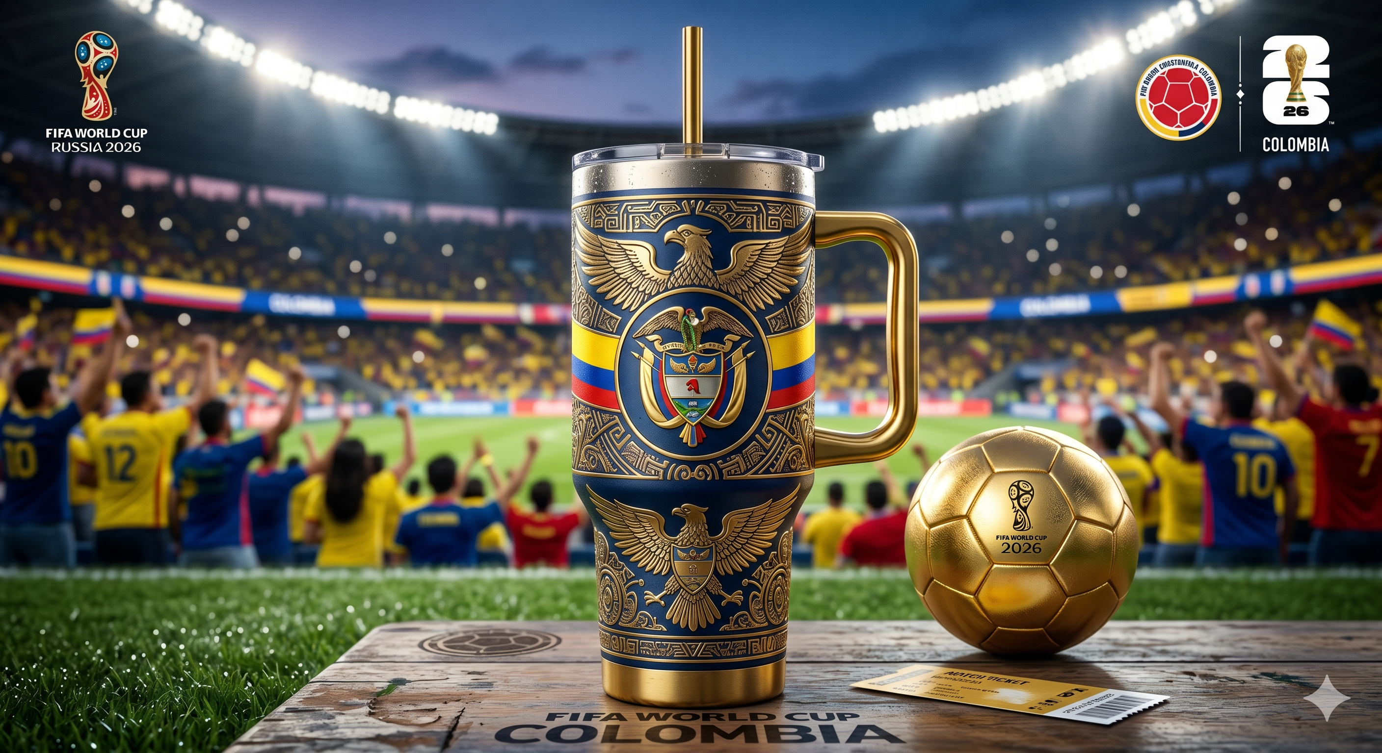 TAMA 40oz Tumbler With Handle - Colombia