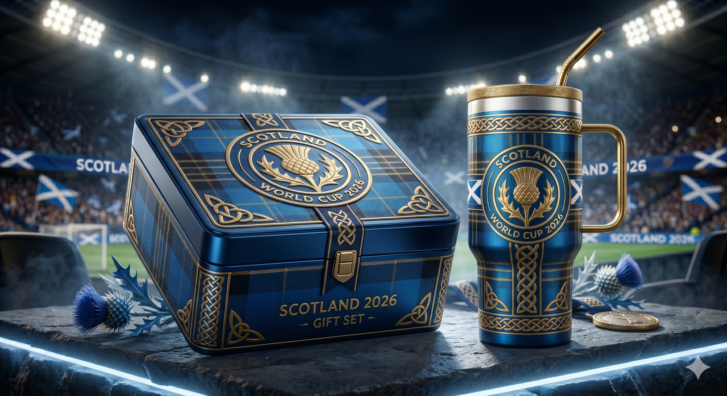 TAMA 40oz Tumbler With Handle - Scotland