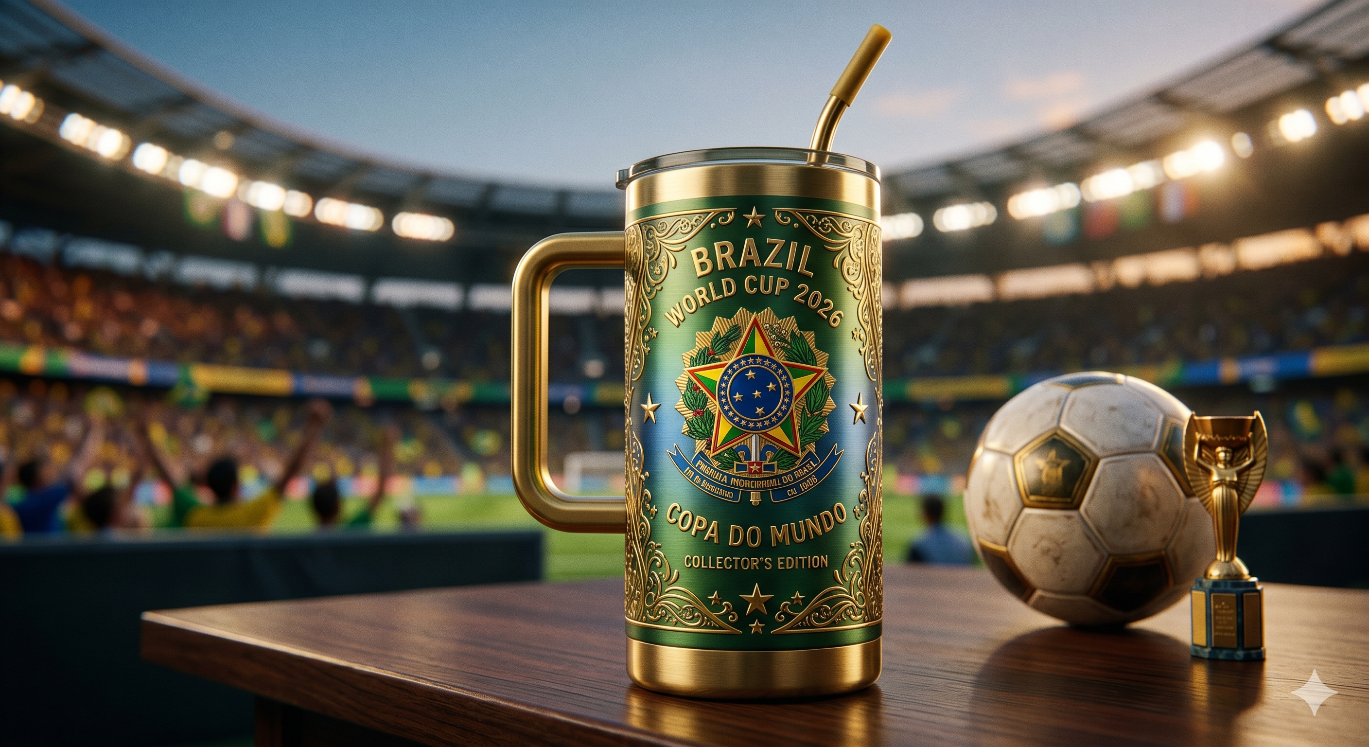 TAMA 40oz Tumbler With Handle - Brazil