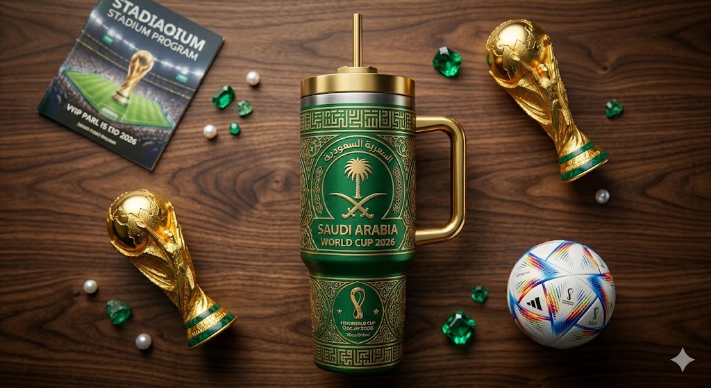 TAMA 40oz Tumbler With Handle - Saudi Arabia